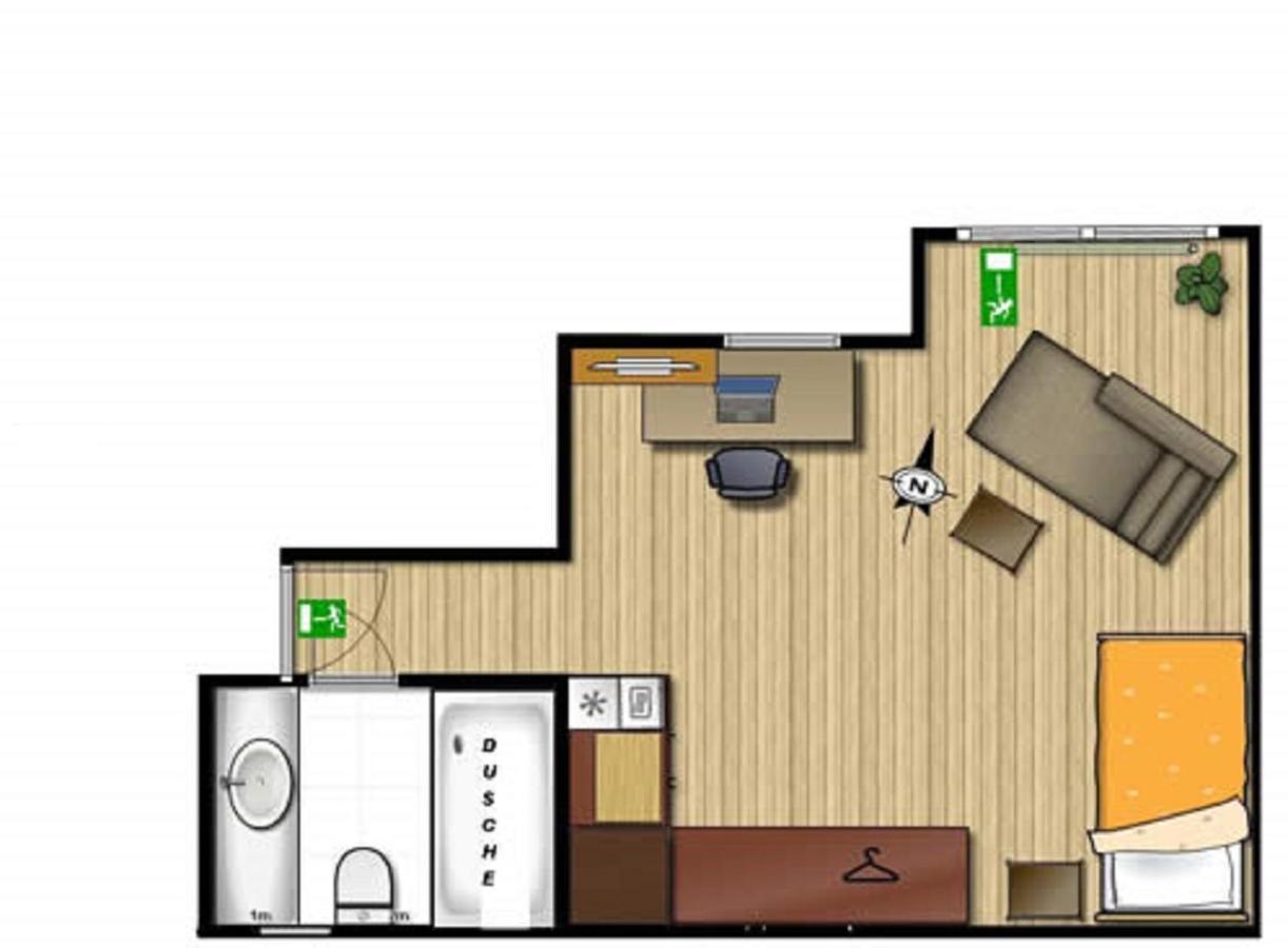Boardinghouse Remchingen Baan Arun Apartment Exterior photo